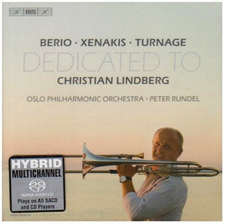 the album cover for CHRISTIAN LINDBERG - Dedicated to Christian Lindberg