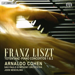 the album cover for John Neschling - Totentanz / Piano Concertos 1 & 2