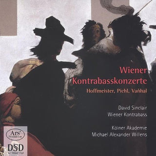 the album cover for Vanhal / Hoffmeister / Sinclair / Willens - Wiener Kontrabasskonzerte