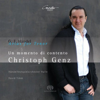 the album cover for Christoph Genz - Arias for Tenor: Un Momento Di Contento