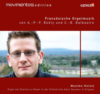 the album cover for Maxime Heintz - Franzosische Organ Music