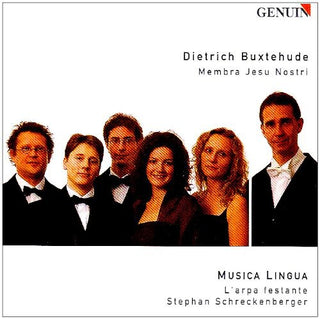 the album cover for Musica Lingua - Membra Jesu Nostri
