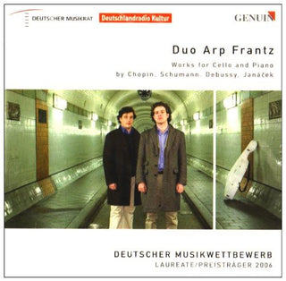 the album cover for Duo Arp Frantz - Works for Cello & Piano