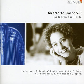 the album cover for Charlotte Balzereit - Fantasie for Harp