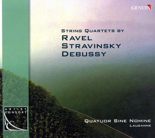 the album cover for Quartet Sine Nomine - String Quartets