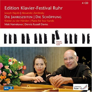 the album cover for J. HAYDN - Creation & Seasons for Piano 4 Hands