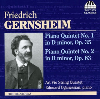the album cover for F. Gernsheim - Two Piano Quintets