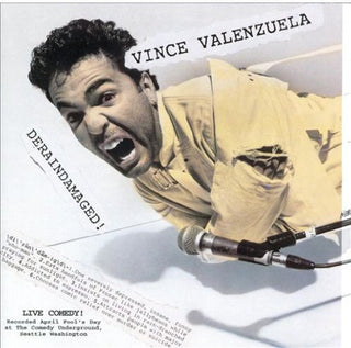 the album cover for Vince Valenzuela - Deraindamaged
