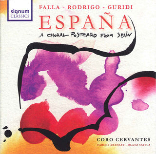 the album cover for Carlos Fernandez Aransay - Espana: Choral Postcard from Spain / Various