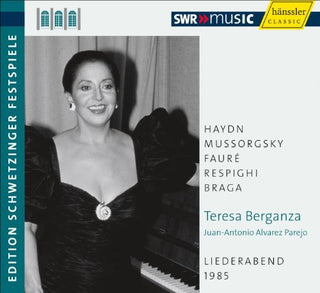 the album cover for TERESA BERGANZA - Evening of Song 1985