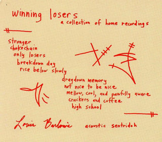 the album cover for Sentridoh - Winning Losers: Collection of Home Recordings