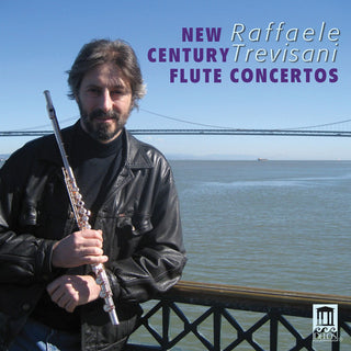 the album cover for Raffaele Trevisani - New Century Flute Concertos