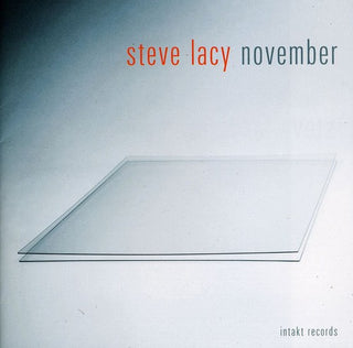 the album cover for Steve Lacy - November