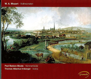 the album cover for PAUL BADURA-SKODA - Violin Sonatas