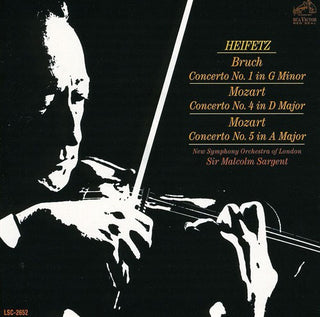 the album cover for Jascha Heifetz - Violin Concerto No. 1