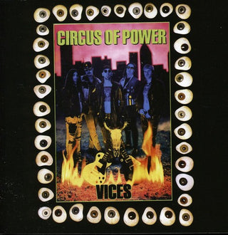 the album cover for Circus Of Power - Vices