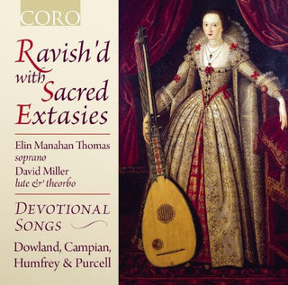 the album cover for David Miller - Ravish'd with Sacred Extasies