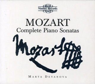 the album cover for Mozart / Deyanova - Complete Piano Sonatas