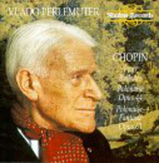 the album cover for Vlado Perlemuter - Four Ballades/Polonaise in F Sharp minor Op44