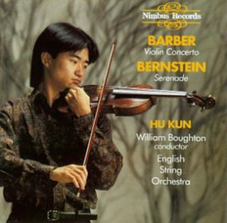 the album cover for BARBER/BERNSTEIN - Violin Concerto
