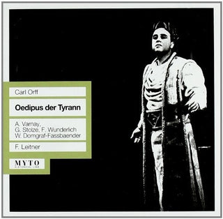 the album cover for Orff / Stolze / Baur / Varnay / Buchta / Cramer - Oedipus Der Tyrann / Ein Trauerspiel Des Sophokles
