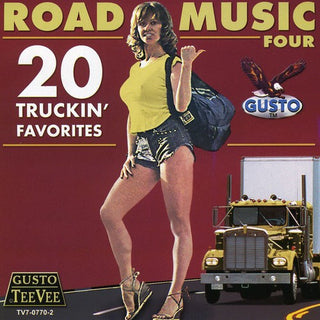 the album cover for Road Music 20 Truckin Favorites - Road Music Four: 20 Truckin' Favorites