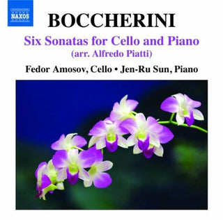 the album cover for Fedor Amosov - 6 Sonatas for Cello & Piano