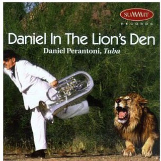 the album cover for Daniel Perantoni - Daniel in the Lion's Den
