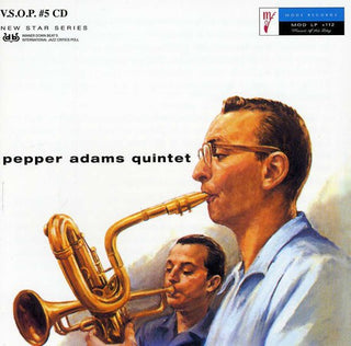 the album cover for Pepper Adams - Pepper Adams Quartet
