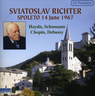 the album cover for Sviatoslav Richter - Richter in Spoleto 1967