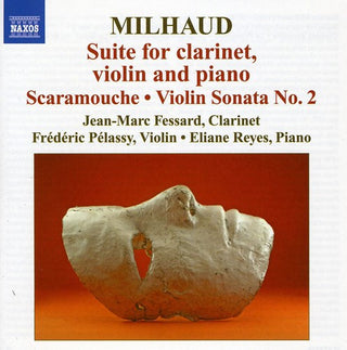 the album cover for Jean-Marc Fessard - Suite for Clarinet / Violin & Piano / Scaramouche
