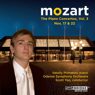 the album cover for Vassily Primakov - Mozart Piano Concertos 3