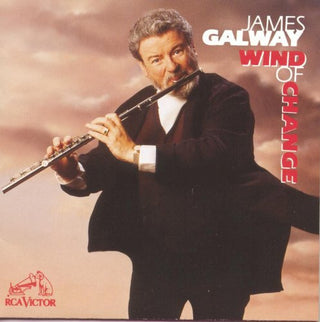 the album cover for James Galway - Wind of Change