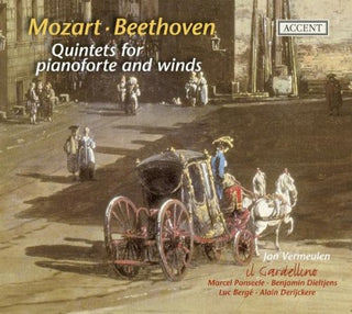 the album cover for Mozart / Beethoven / Vermeulen / Il Gardellino - Quintet for Pianoforte