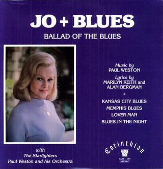 the album cover for Jo Stafford - Jo and Blues