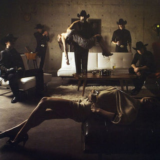 the album cover for Brent Amaker & The Rodeo - Please Stand By