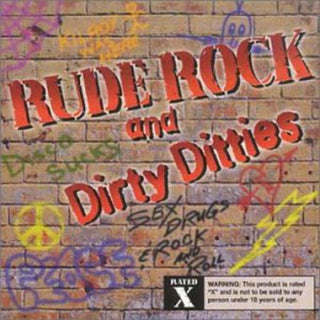 the album cover for Rude Rock & Dirty Ditties - Rude Rock & Dirty