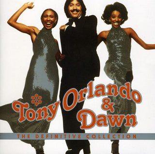 the album cover for Tony Orlando & Dawn - The Definitive Collection