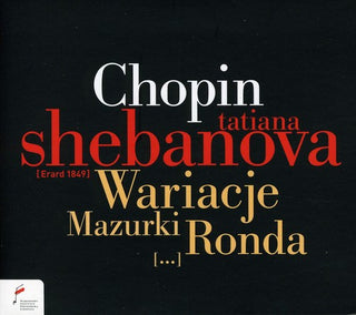 the album cover for F. CHOPIN - Variations / Mazurkas / Rondos [Digipak]
