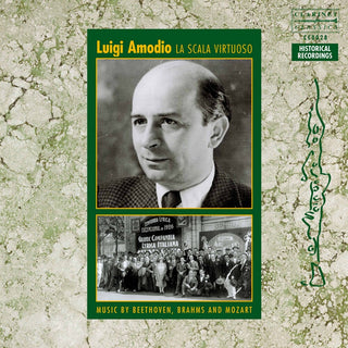 the album cover for Beethoven / Brahms / Mozart / Schroder / Amodio - Scala Virtuoso