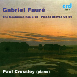the album cover for Paul Crossley, piano - Nocturnes 8-13