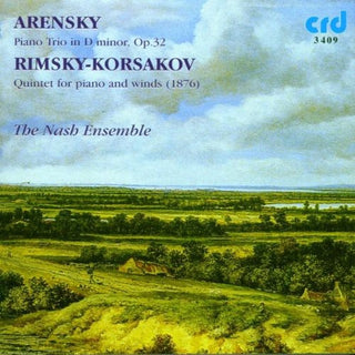 the album cover for Nash Ensemble - Piano Trio No 1 in D minor