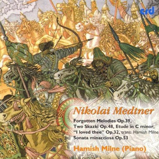 the album cover for Hamish Milne - Forgotten Melodies Op 39