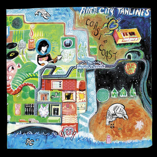 the album cover for River City Tanlines - Coast to Coast
