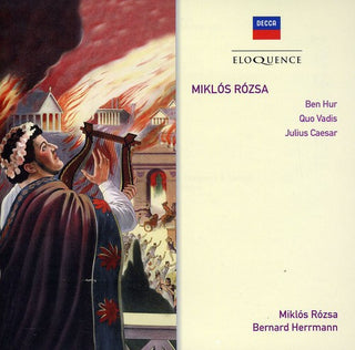 the album cover for Rozsa / National Phil Orch - Rozsa: Ben Hur / Quo Vadis / Julius Caesar