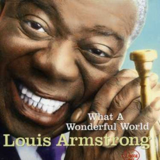 the album cover for Louis Armstrong - What a Wonderful World