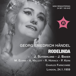 the album cover for G Handel F - Rodelinda