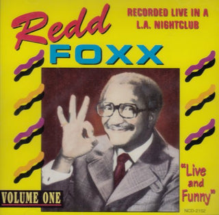 the album cover for Redd Foxx - Live & Funny 1