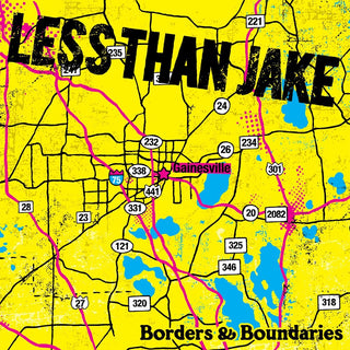 the album cover for Less Than Jake - Borders and Boundaries