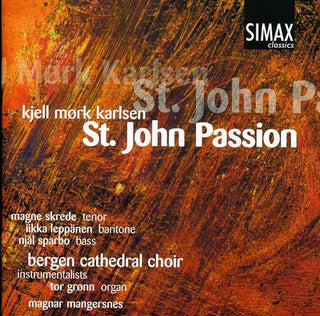 the album cover for Bergen Cathedral Choir - St John Passion
